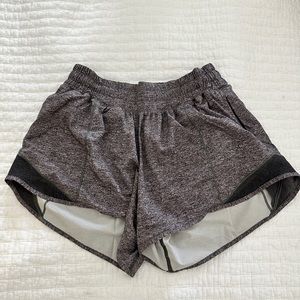 Lululemon Hotty Hot Grey Shorts